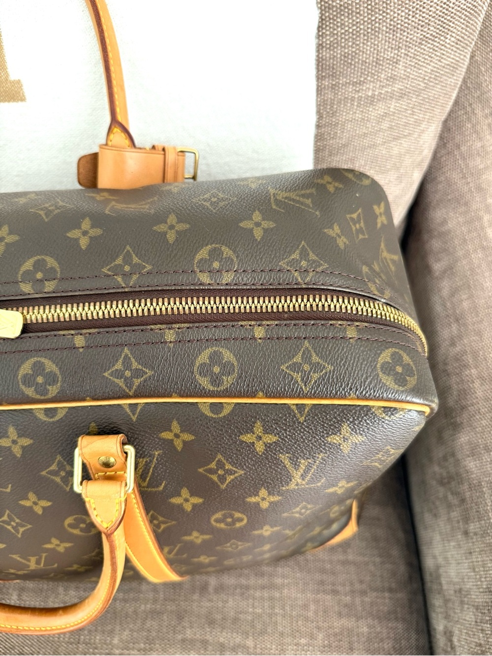 Authentic Louis Vuitton Sirius 45 travel bag brown monogram M41408 LV unisex - Picture 14 of 16